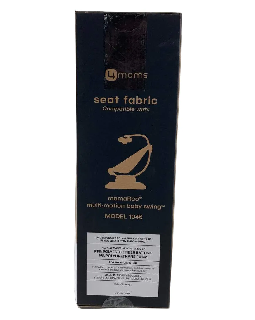 4moms MamaRoo Seat Fabric, 1046, Black Classic