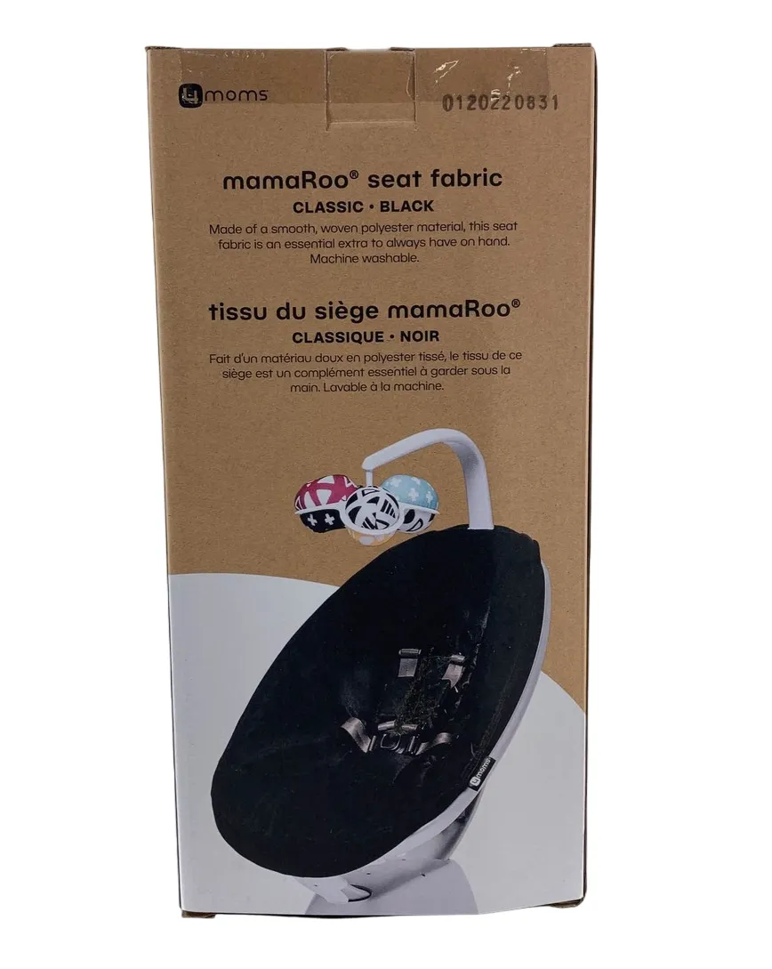 4moms MamaRoo Seat Fabric, 1046, Black Classic