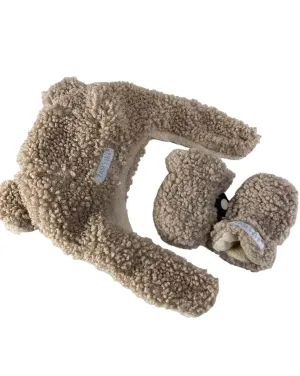 7 A.M. Enfant Cub Set, Teddy, Oatmeal, 0-6 months