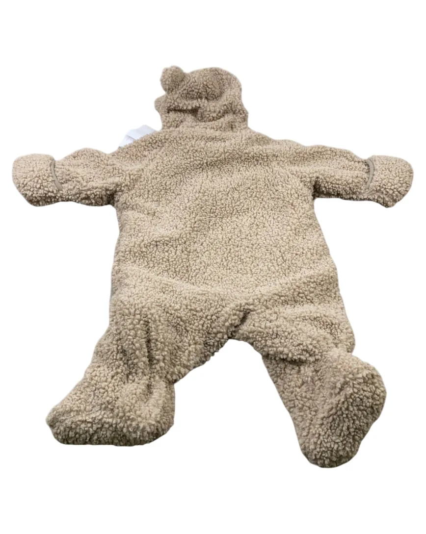 7 A.M. Enfant Teddy Jumpsuit Bebe, 6-12 Months, Oatmeal