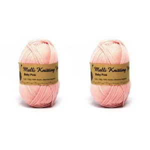 Acrylic Yarn, Baby Pink