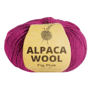 Alpaca Wool, Fig Pink