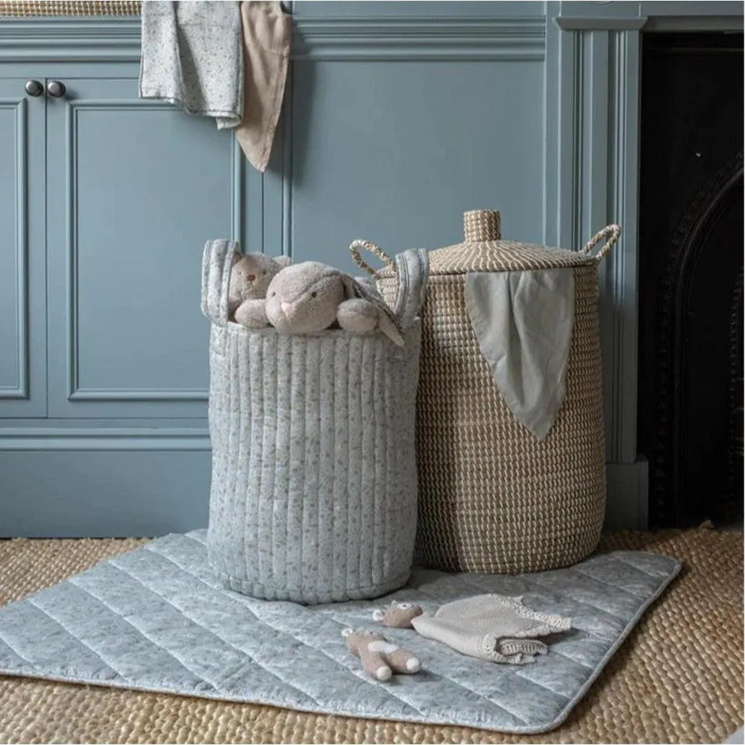 Avery Row Large Quilted Storage Basket - Nature Trail