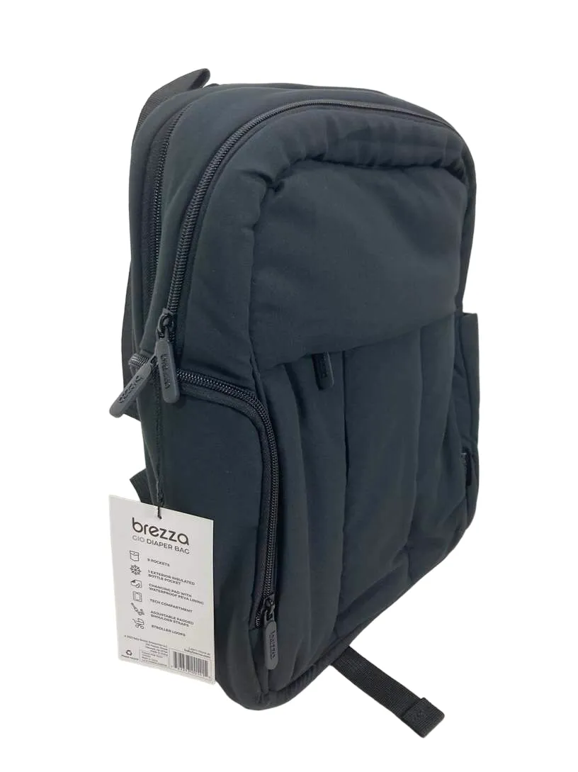 Baby Brezza Gio Diaper Backpack, Black
