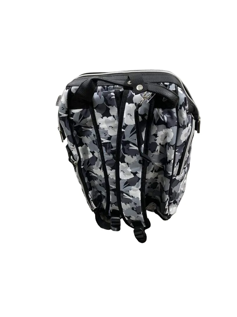 Baby Brezza Lucia Caddy Tray Diaper Bag, Floral