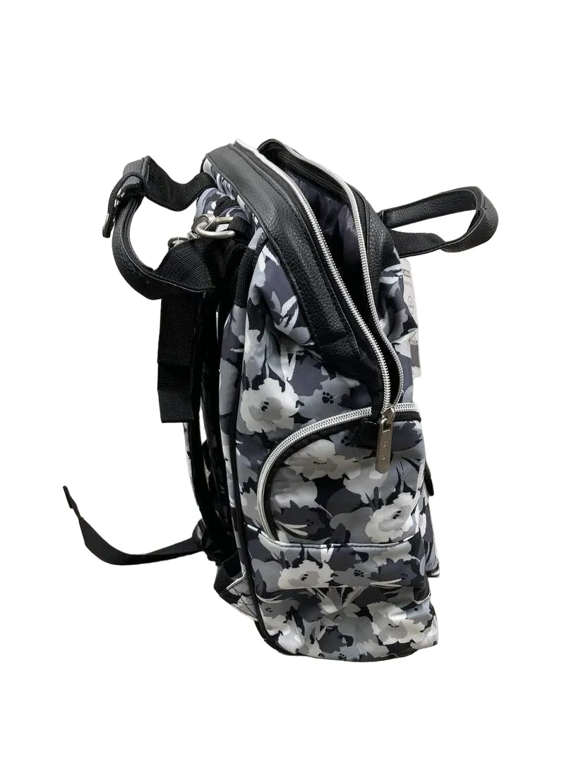 Baby Brezza Lucia Caddy Tray Diaper Bag, Floral