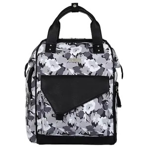 Baby Brezza Lucia Caddy Tray Diaper Bag, Floral