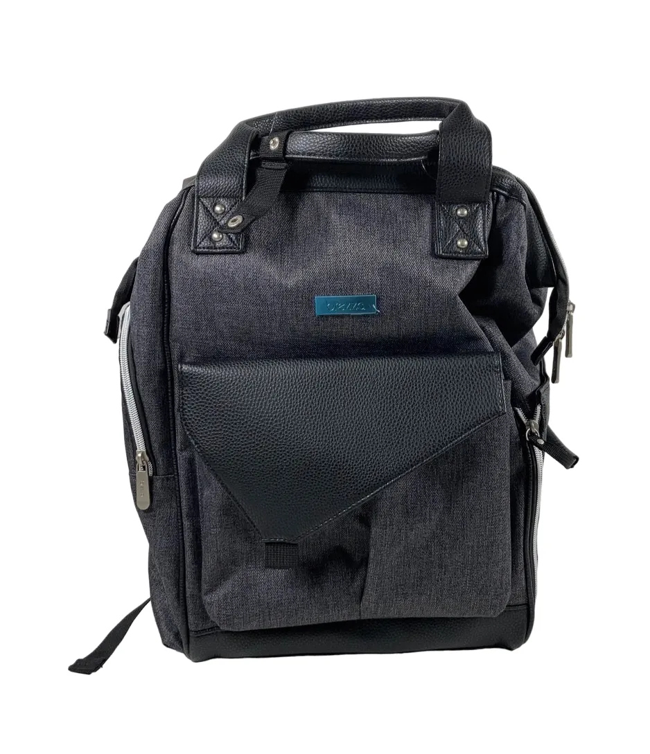 Baby Brezza Lucia Caddy Tray Diaper Bag, Graphite