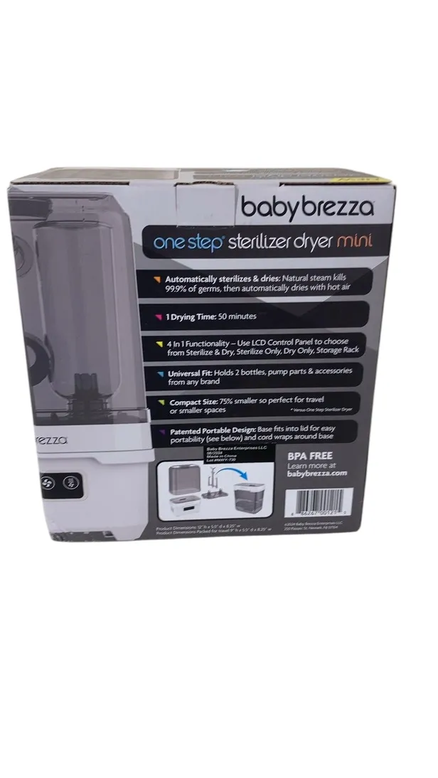 Baby Brezza One Step Sterilizer Dryer Mini