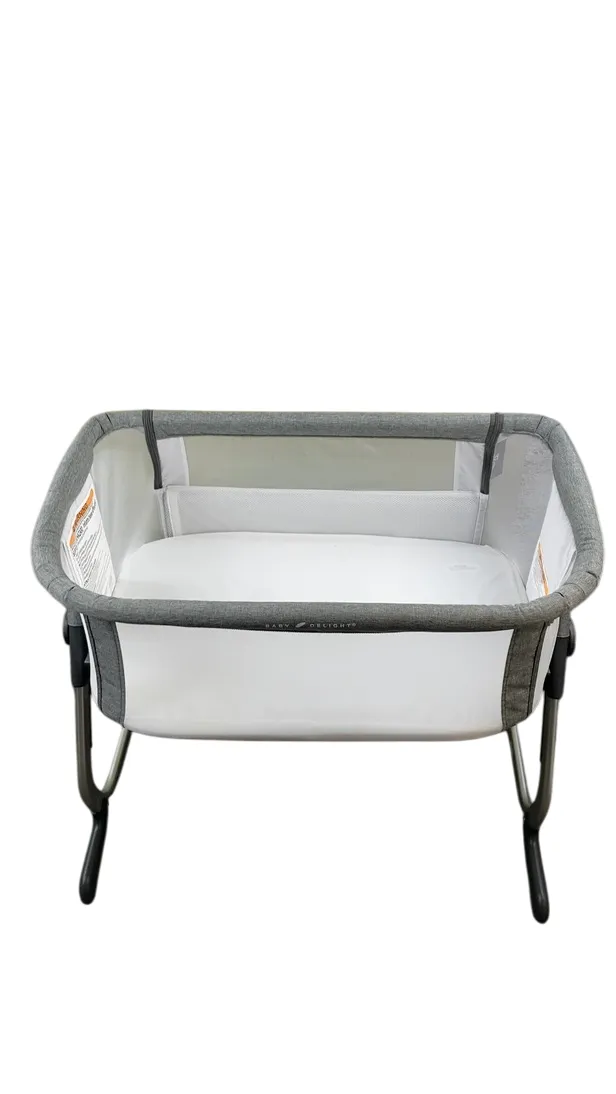 Baby Delight Beside Me Dreamer Bassinet & Bedside Sleeper, Charcoal Tweed