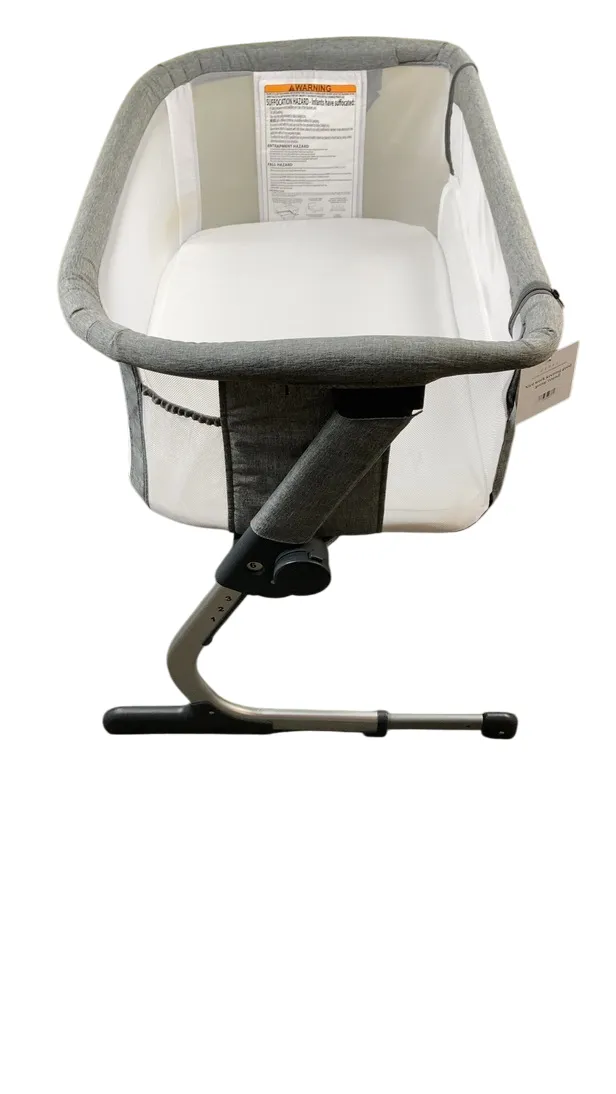 Baby Delight Beside Me Dreamer Bassinet & Bedside Sleeper, Charcoal Tweed