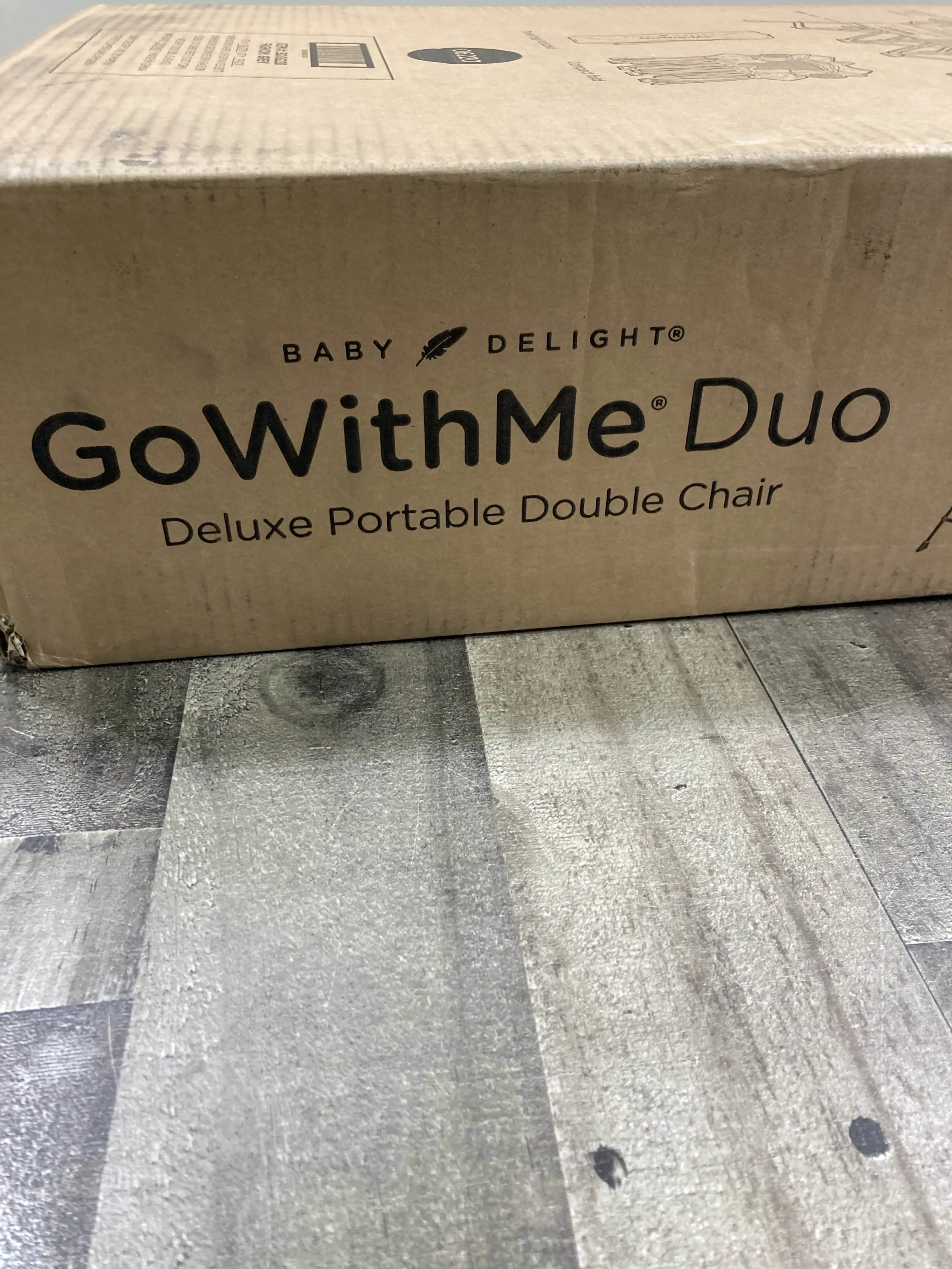 Baby Delight Go with Me Duo Deluxe Portable Double Chair
