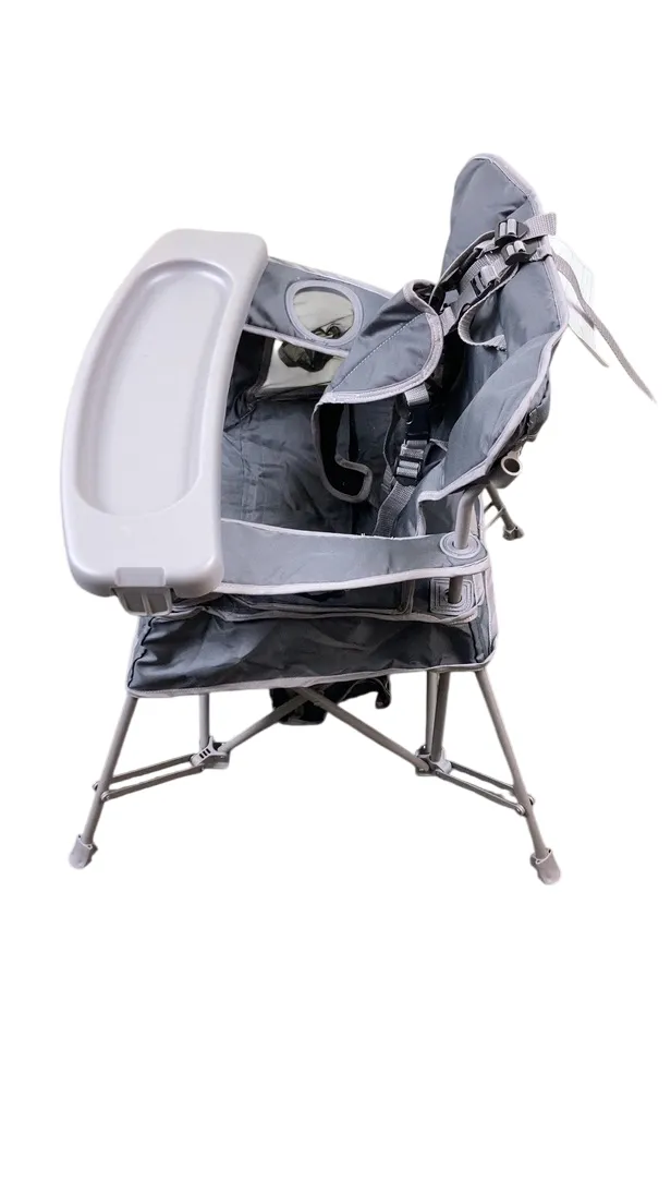 Baby Delight Go with Me Venture Deluxe Portable Chair, Elephant Grey