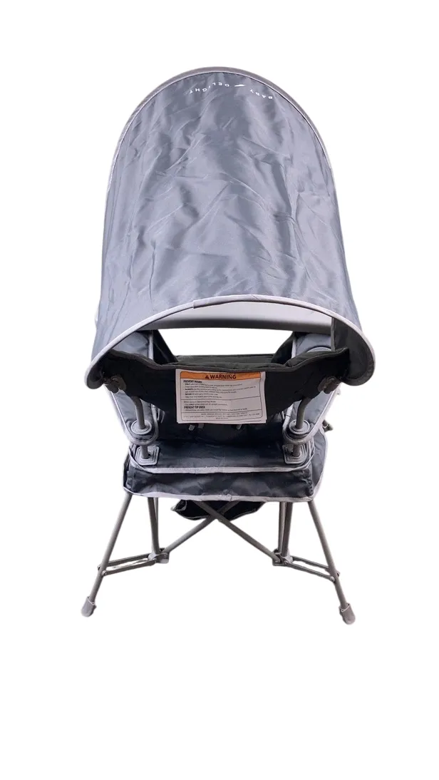 Baby Delight Go with Me Venture Deluxe Portable Chair, Elephant Grey