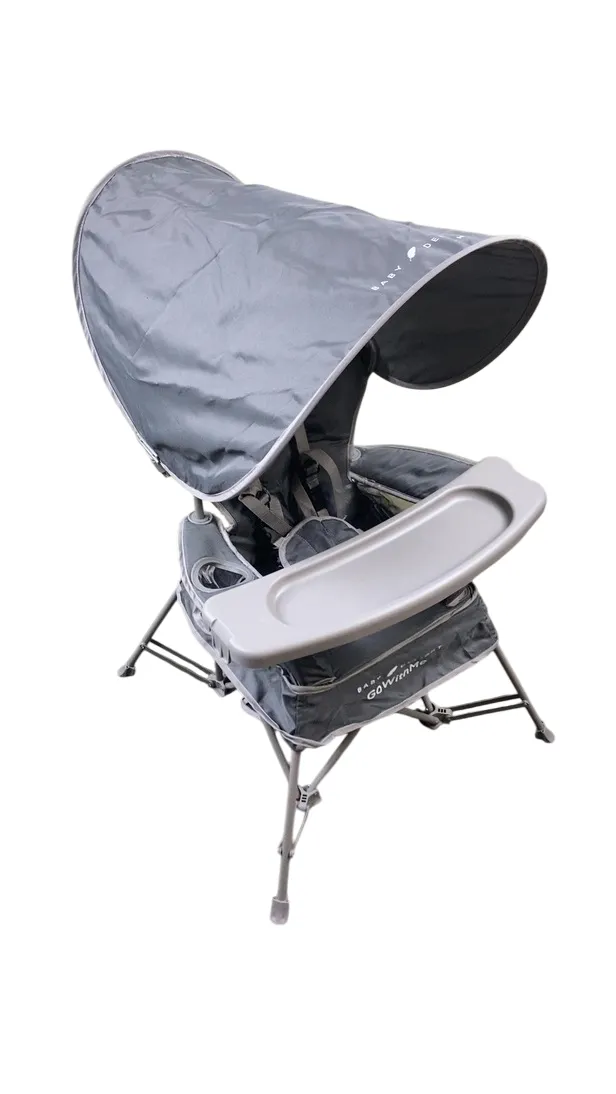 Baby Delight Go with Me Venture Deluxe Portable Chair, Elephant Grey
