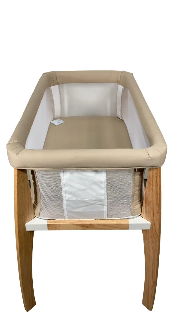 Baby Delight Heirloom Willow Organic Wooden Bassinet, Organic Oat