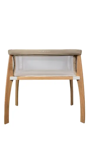 Baby Delight Heirloom Willow Organic Wooden Bassinet, Organic Oat