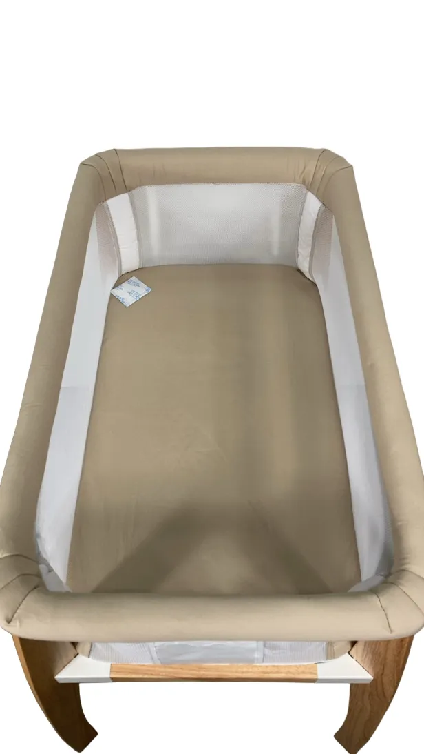 Baby Delight Heirloom Willow Organic Wooden Bassinet, Organic Oat