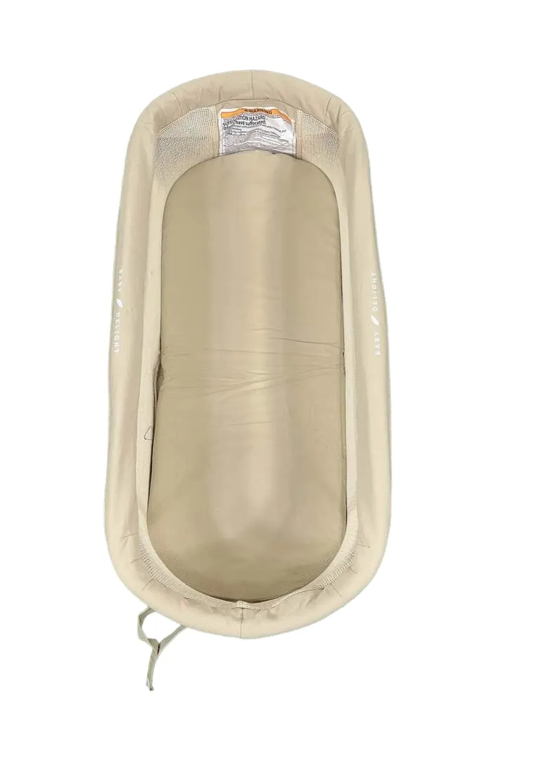 Baby Delight Snuggle Nest Organic Lounger, Organic Oat