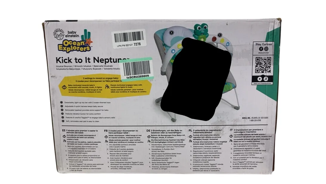 Baby Einstein Bouncer, Musical, Ocean Explorers Kick it to Neptune
