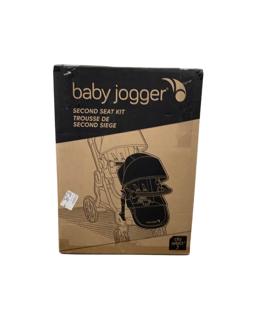 Baby Jogger City Select 2 Second Seat Kit, Eco Collection - Frosted Ivory