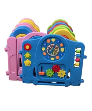 Baby Joy 16 Panel Playpen, Multicolor