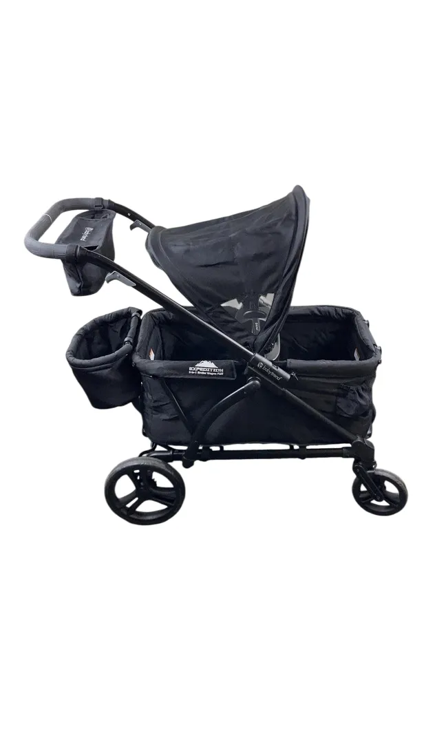 Baby Trend Expedition 2-in-1 Stroller Wagon Plus, 2023, Ultra Black
