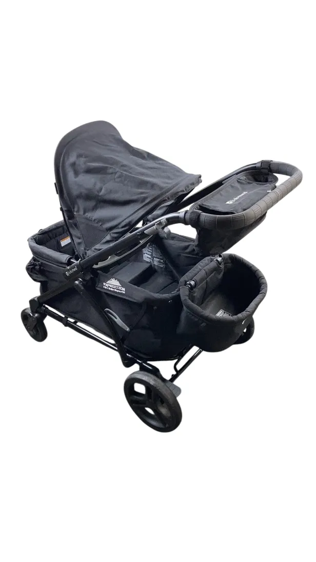 Baby Trend Expedition 2-in-1 Stroller Wagon Plus, 2023, Ultra Black