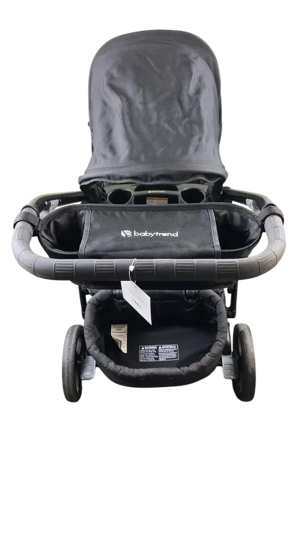 Baby Trend Expedition 2-in-1 Stroller Wagon Plus, 2023, Ultra Black