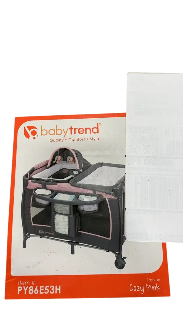 Baby Trend Lil Snooze Deluxe Nursery Playard, Cozy Pink