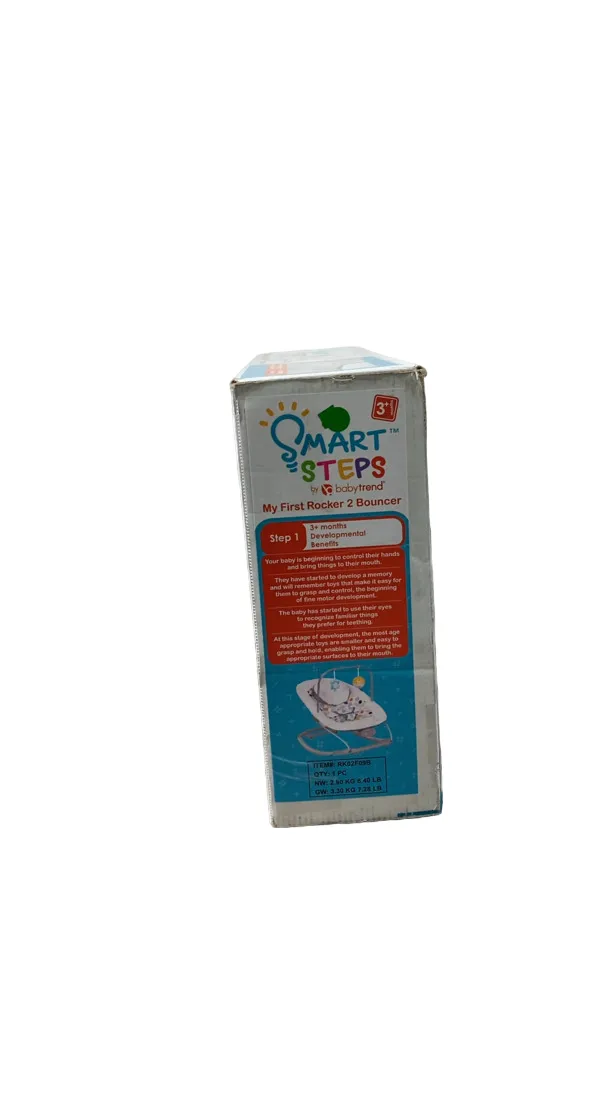Baby Trend Smart Steps My First Rocker 2 Bouncer, Orbits White