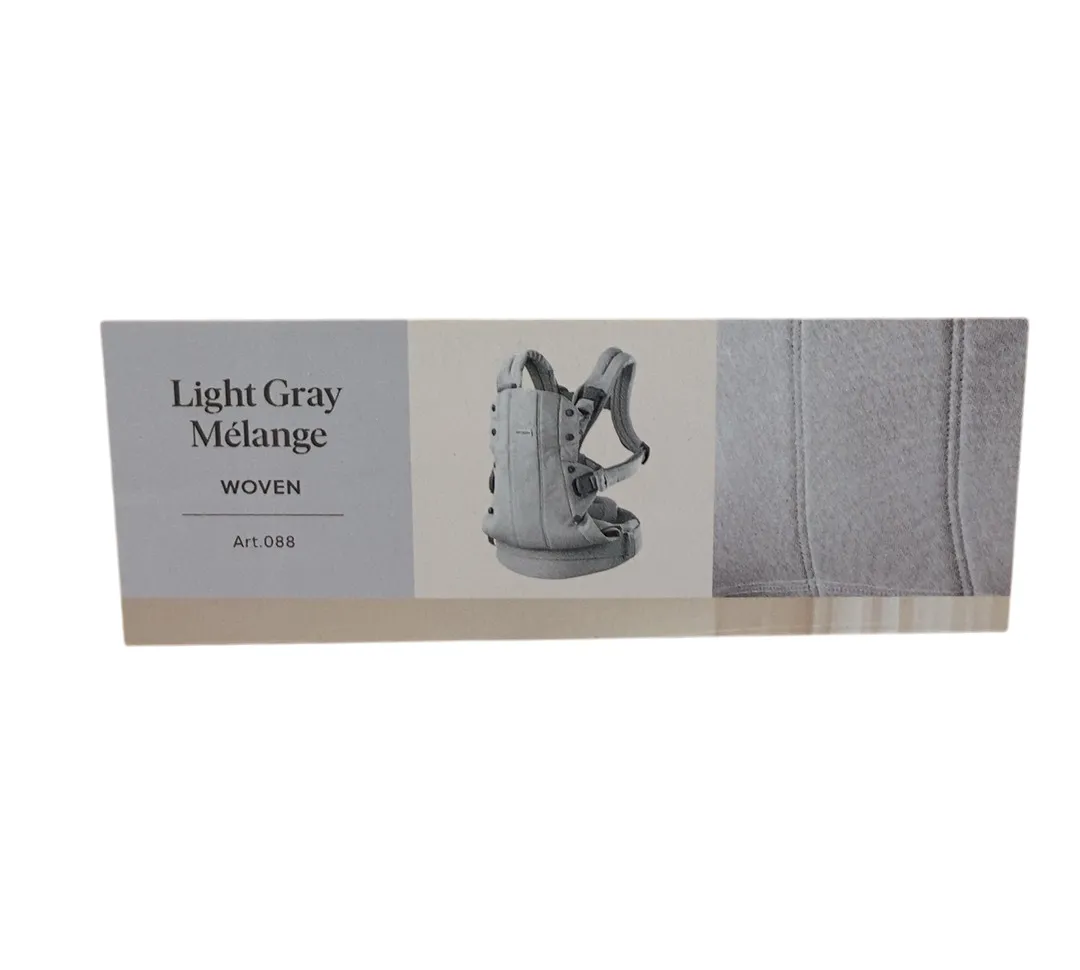 BabyBjorn Baby Carrier Harmony, Light Gray, Woven Mélange