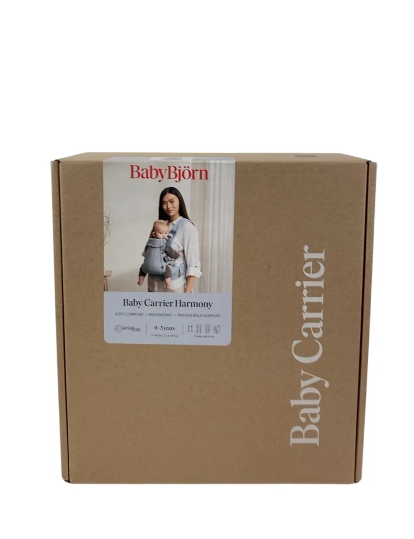 BabyBjorn Baby Carrier Harmony, Light Gray, Woven Mélange