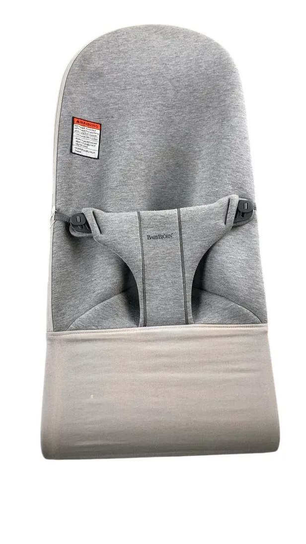 BabyBjorn Bouncer Bliss Bundle With Toy Bar, Flying Friends, Dark Gray Frame, Light Gray 3D Jersey