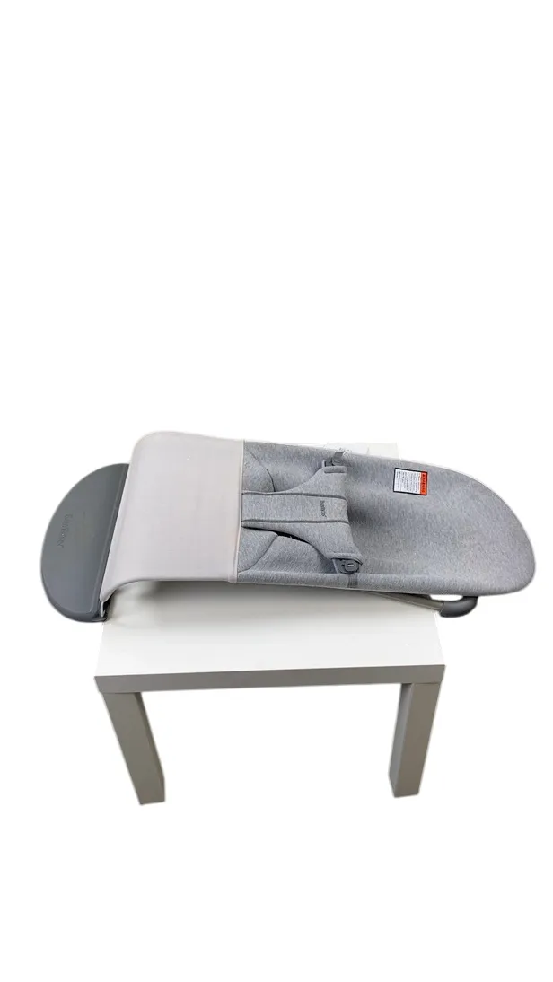 BabyBjorn Bouncer Bliss Bundle With Toy Bar, Flying Friends, Dark Gray Frame, Light Gray 3D Jersey