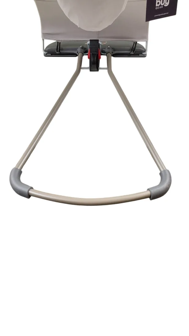 BabyBjorn Bouncer Bliss Bundle With Toy Bar, Googly Eyes, Dark Gray Frame, Light Gray 3D Jersey