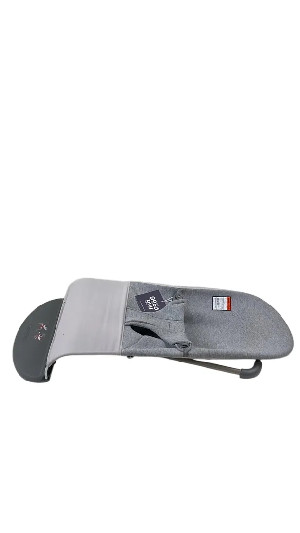 BabyBjorn Bouncer Bliss Bundle With Toy Bar, Googly Eyes, Dark Gray Frame, Light Gray 3D Jersey