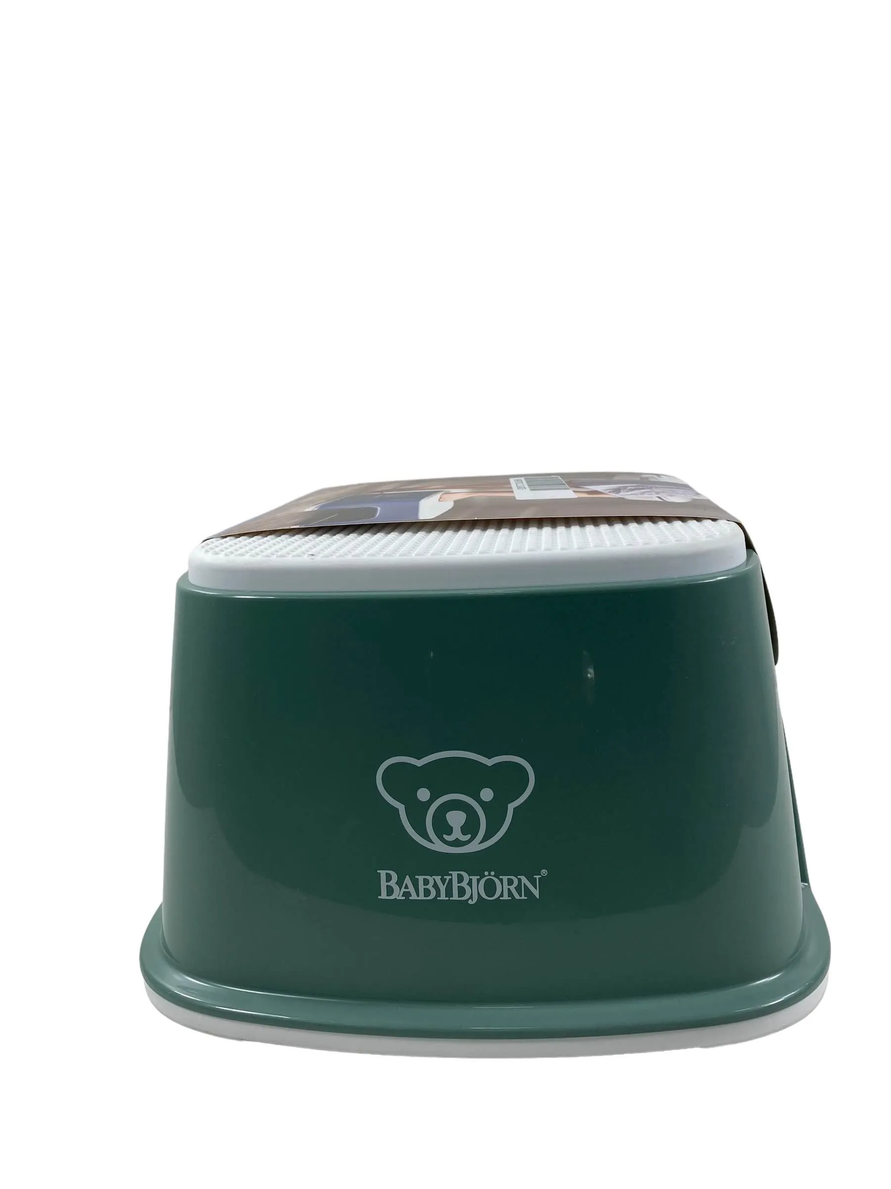 BabyBjorn Step Stool, Deep Green/White