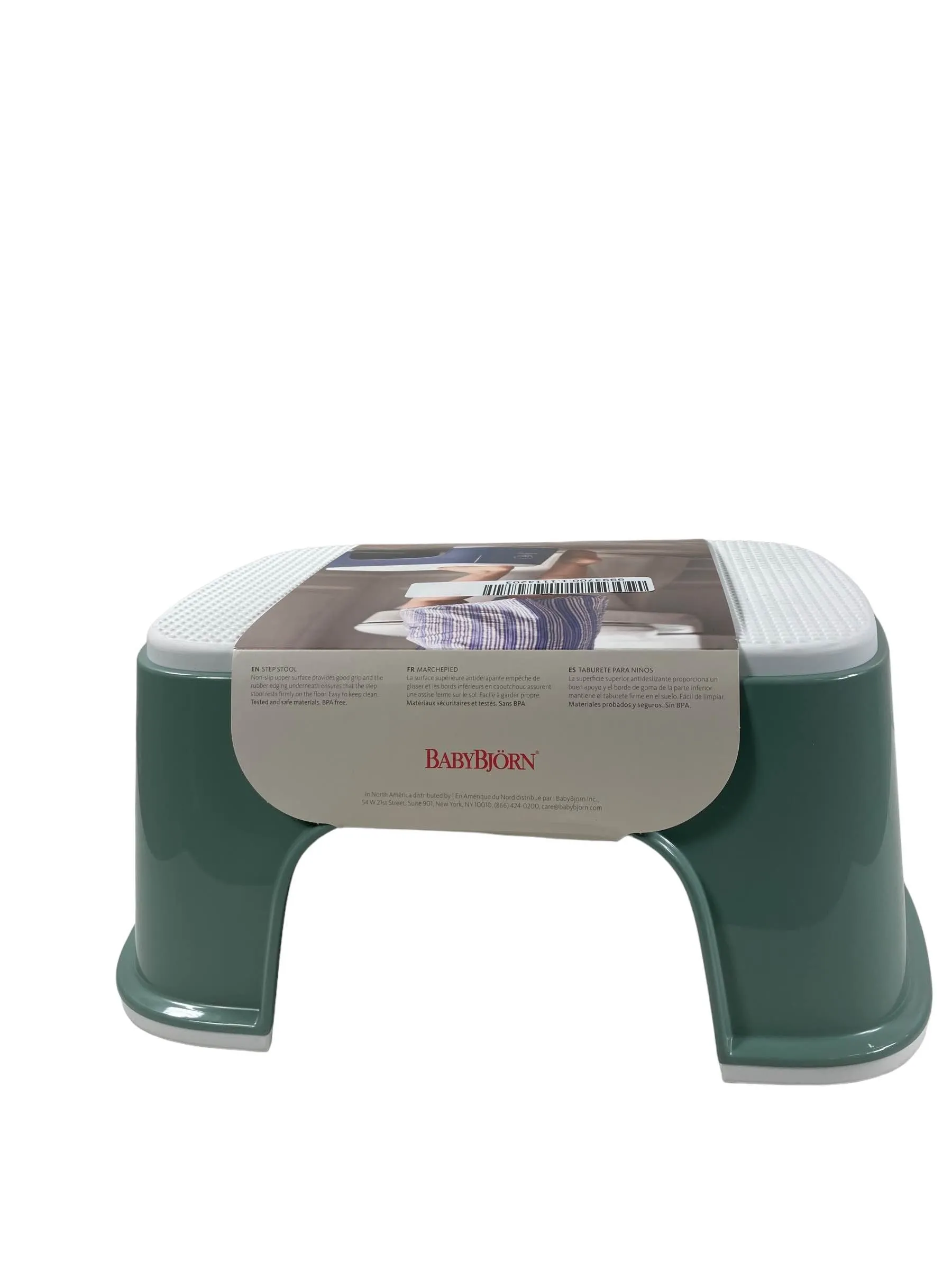 BabyBjorn Step Stool, Deep Green/White