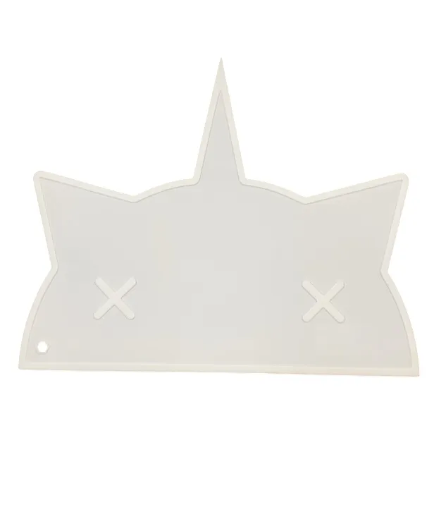 Bam Bam Boom Unicorn Cat Placemat, White