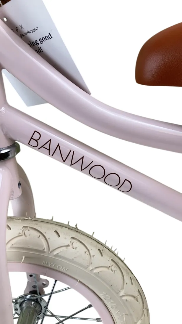 Banwood First Go Balance Bike, Pink