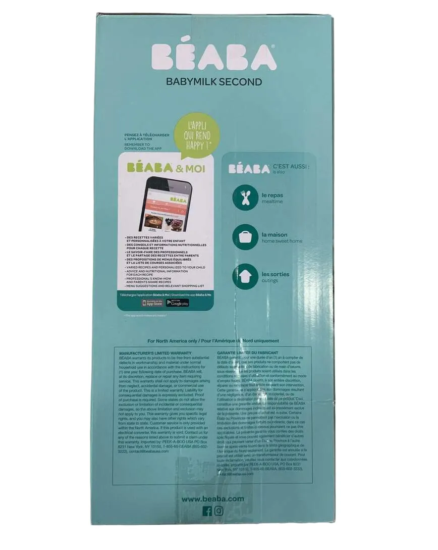 Beaba Babymilk Second Baby Bottle Warmer, Cloud