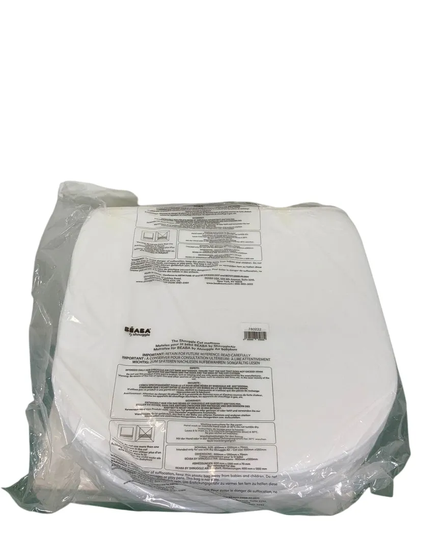 Beaba Shnuggle Full-Size Crib Airflow Mattress