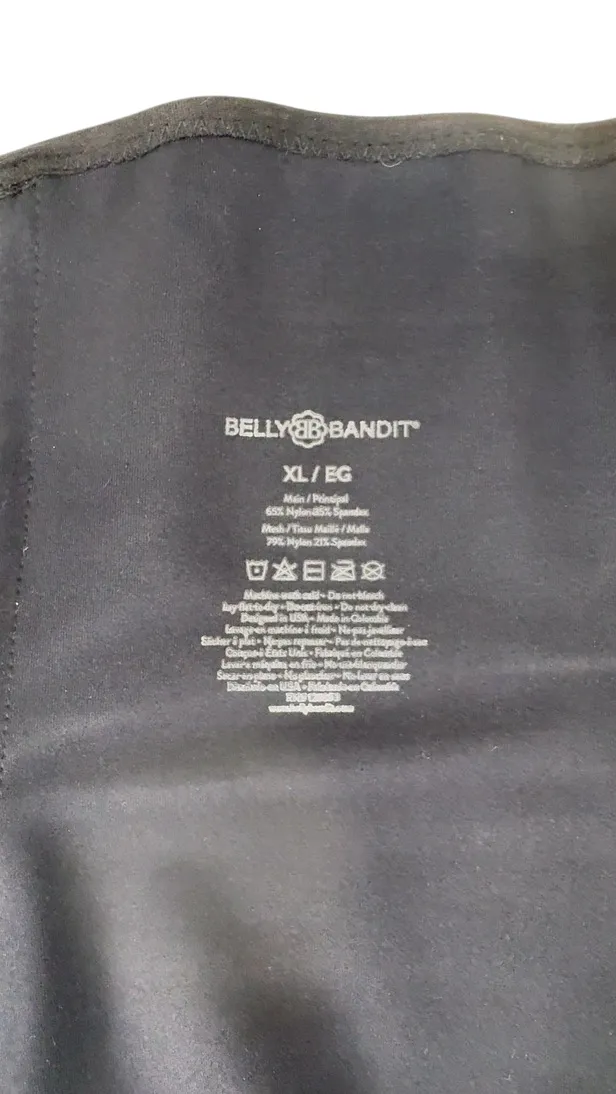 Belly Bandit Original Belly Wrap, Black, X-Large (50-57”)