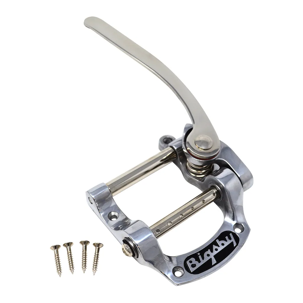 Bigsby B5 Vibrato Tailpiece, String-Thru, Polished Aluminum