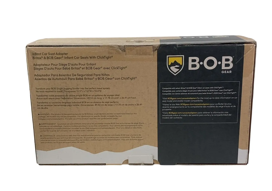 BOB Car Seat Adapter For Britax, 2023, Infant Car Seat Adapter w/ ClickTight