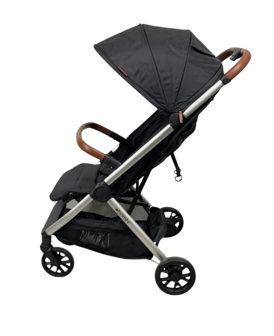 Bombi Bēbee V2 Lightweight Stroller, 2024, Midnight Black