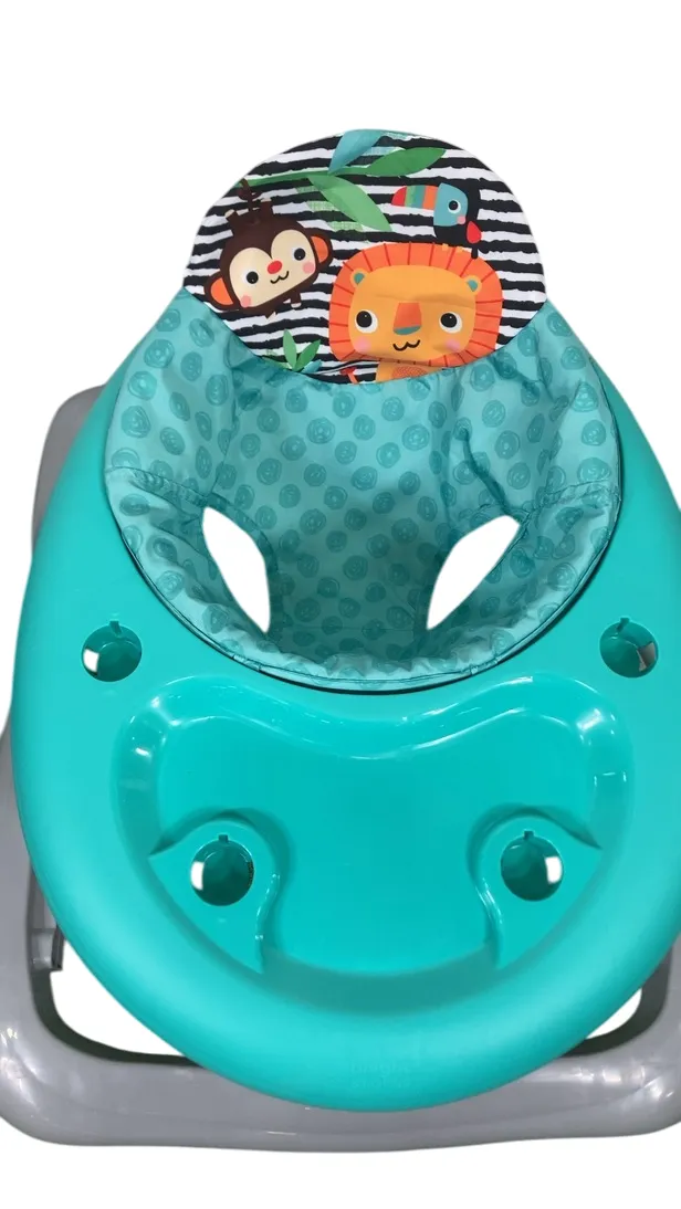 Bright Starts Baby Walker with Easy Fold, Zig Zag Zebra
