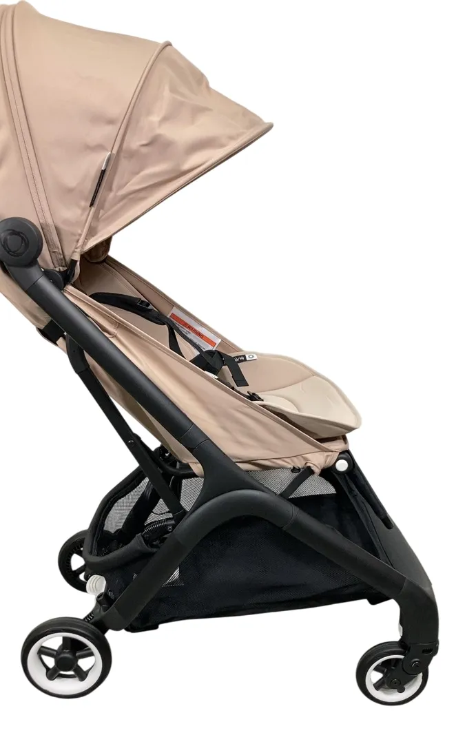 Bugaboo Butterfly Stroller, 2023, Black, Desert Taupe, Desert Taupe