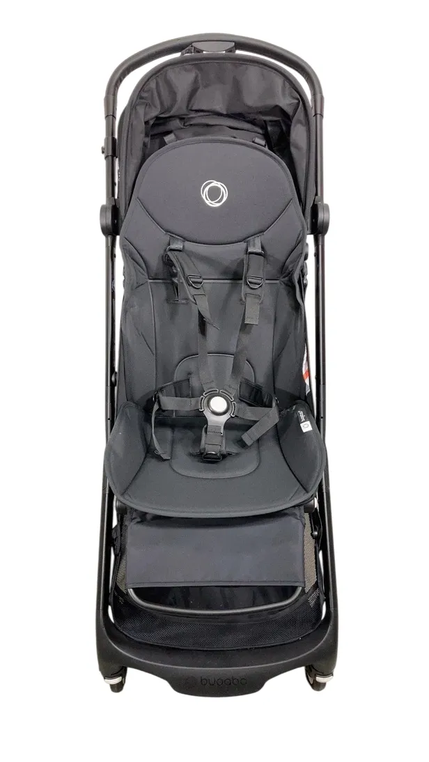 Bugaboo Butterfly Stroller, 2023, Black, Midnight Black, Midnight Black